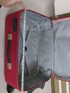 Red Suitcase &amp; Travel Bag