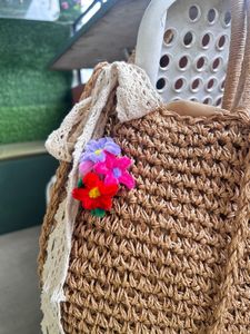 Flower Bouquet Bag Charms