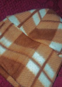 Plaid Fleece Beanie Hat