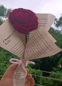 Crochet Rose Bouquet