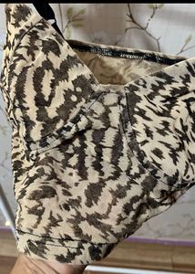 Y2K Leopard Prong Trendy Top