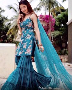 Kurti Plazoo With Duppata