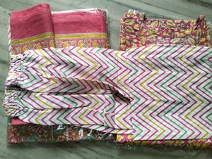 New Pure Cotton 3 piece Sets Kurtis with pants dup