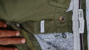 Zara Olive Green Chinos