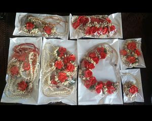 Artificial Flower Jewellery Set