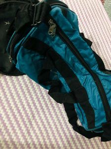 BOLT Gym Bags - Black and Teal