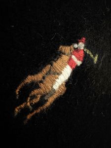 Ralph Lauren Black Scarf Authentic Unisex