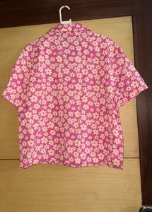 H&amp;M Divided Boxy Half-Sleeve Shirt Printed