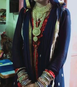 Anarkali Set With Sarara And Dupatta