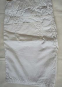 White Denim Shorts