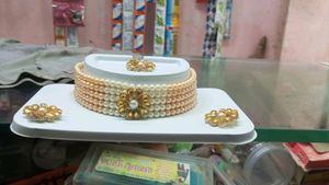 Neck Set With Earings And Mangtika