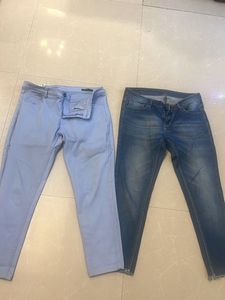 Pair Of jeans Benetton Skinn &amp; Moda Rapido
