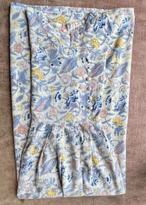 Floral Print Cotton Maxi Dress