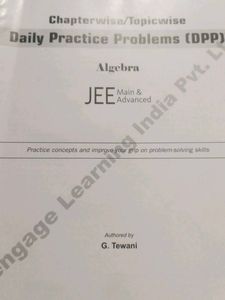 Algebra for JEE (Advanced)