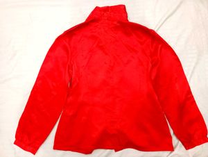 Red Satin Shirt