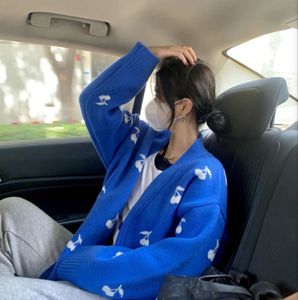 Blue Cherry Cardigan