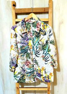 Cotton Multicour Printed Shirt Size-42-XL