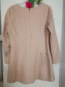 Beige Pearl Embellished Top warm wear