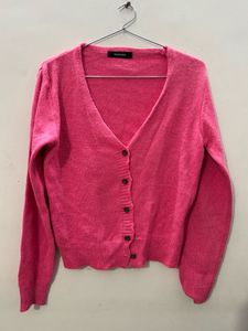 Pink Knit Cardigan