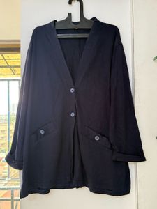 Stylish Navy Blue Cardigan