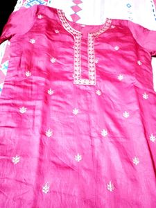 Chanderi Silk Kurti