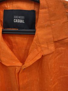 Orange Casual Shirt