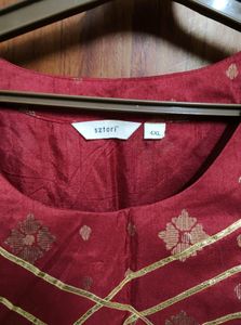 Sztori Ethnic Kurta Red 4xl