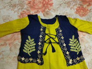 Kurti With Jacket 💗