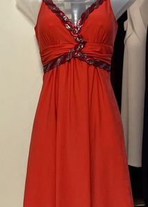 Pintrest Peach Sleeveless Dress