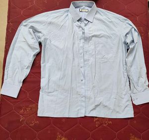 Men's Blue Long Sleeve Shirt