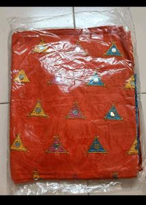 Full unstitched dress top bottom n dupatta(New)