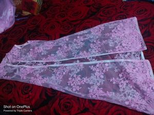 Beautiful Long Frock With Shrug For Women