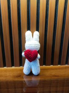 Crochet Bunny Keychain 🐰💕