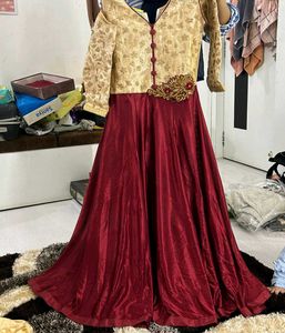 Ethnic Gown Dress For 13 To 15 Years Old