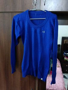 Blue Long Sleeve Sweater