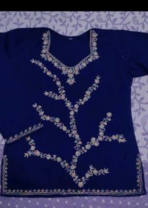Kashmiri Kadhai Short Kurti