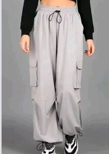 Grey Cargo Pants