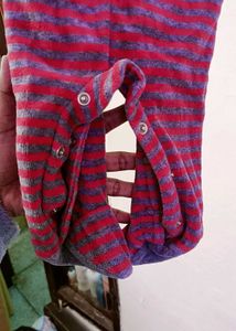 Cute Striped Baby Romper