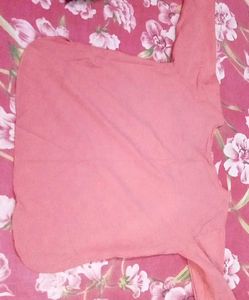 A Peach Colour Top Xl Size. &amp; Violet Short Kur