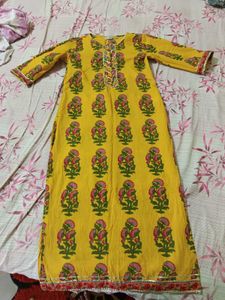 Selling Mustard Kurta