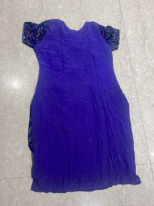 Crepe Hand Embroidered Shirt