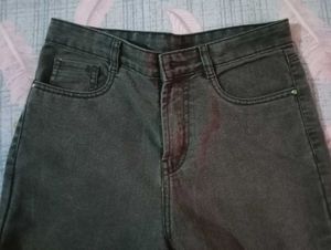 Dark Grey Denim Jeans