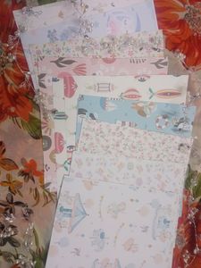 Designer Series Paper, 1 Sided. Set Of 20. 8"x8"