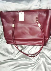RSVP Classic Maroon Tote Bag