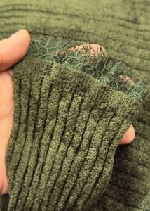 Green Long Sleeve Top