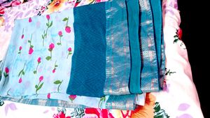 Blue Saree