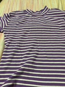 Striped Purple Tee
