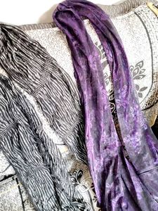 Combo Black White And Purple 💜 Duppta