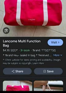 Lancome Gym &amp; Travel Bag