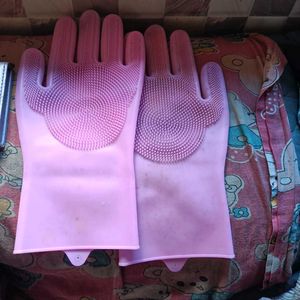 Hand Gloves For Dish Washing (2 Pc)